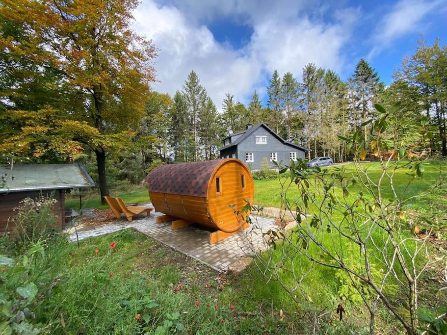 Ferienhaus Asten-Lodge ヴィンターベルク エクステリア 写真