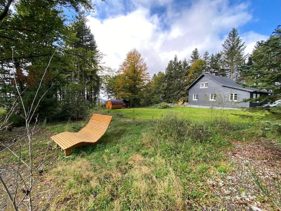 Ferienhaus Asten-Lodge ヴィンターベルク エクステリア 写真